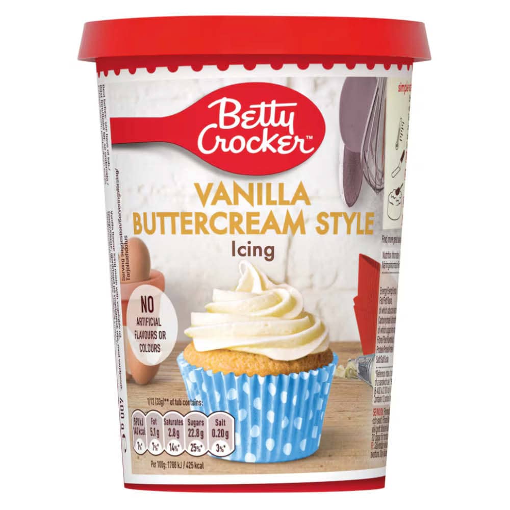 Betty Crocker Vanilla Buttercream Icing 400g