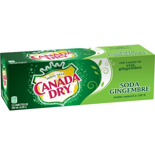 Canada Dry Ginger Ale 355ml 12st