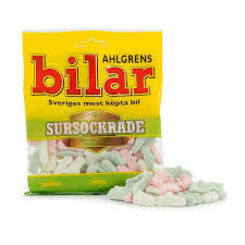 Ahlgrens Bilar Sursockrade 100g,     5st påsar. Storpack ( BF2024-11-22)