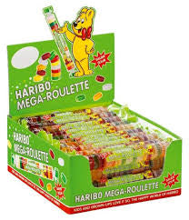 Haribo Mega Roulette Sour 45g 40st - Storpack