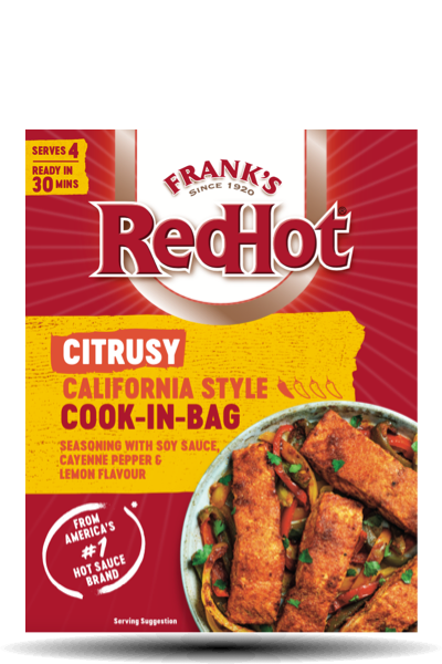 Franks RedHot Citrusy California Style Cook-in-bag 25g