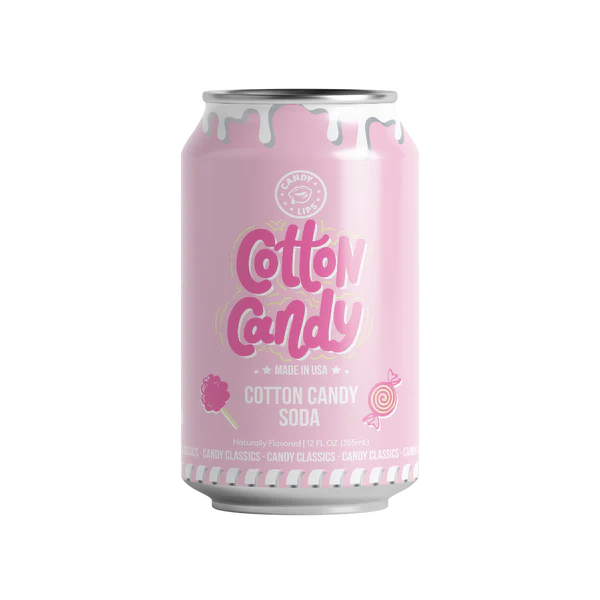 Candy Lips Cotton Candy Soda 355ml