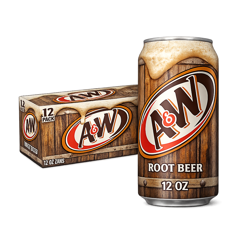 A&amp;W Root Beer 355ml 12 stk.