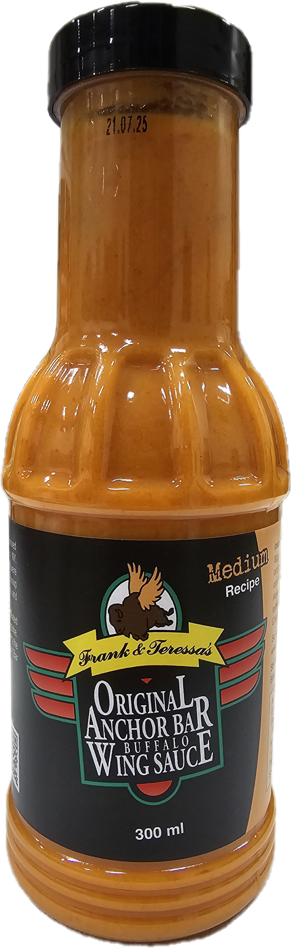 Anchor Bar Buffalo Medium wing Sauce, medium 300ml (BF2025-10-09)
