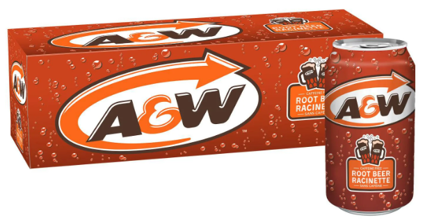 A&W Root Beer 355ml 12st