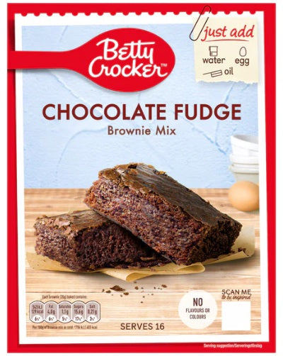 Betty Crocker Chocolate Fudge Brownie Mix 415g