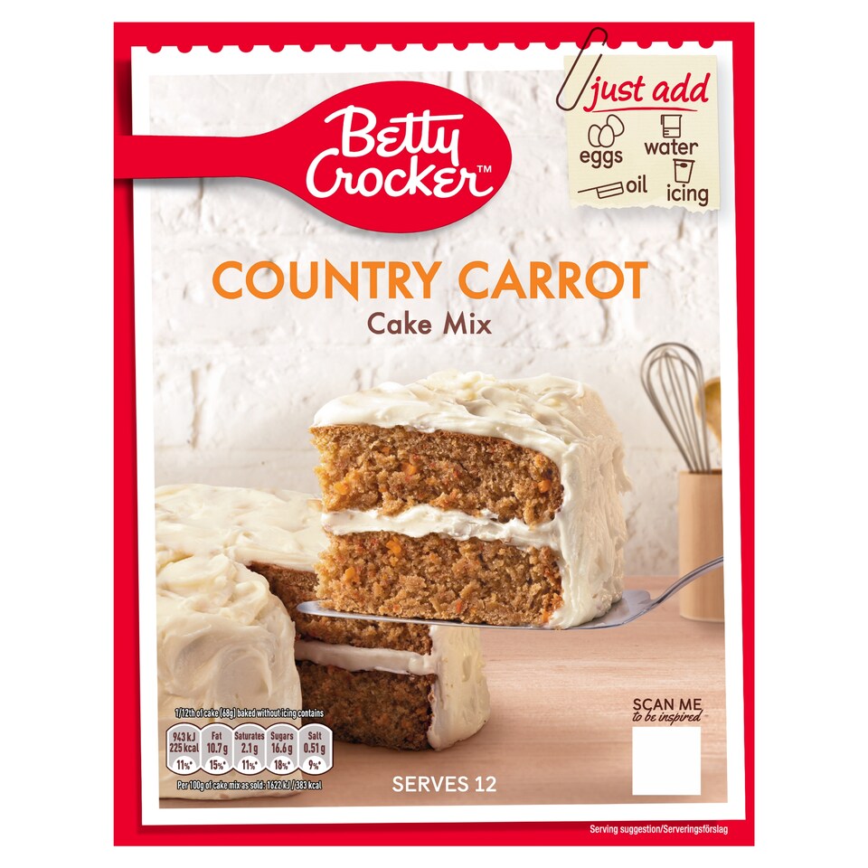 Betty Crocker Country Gulerodsblanding 425g