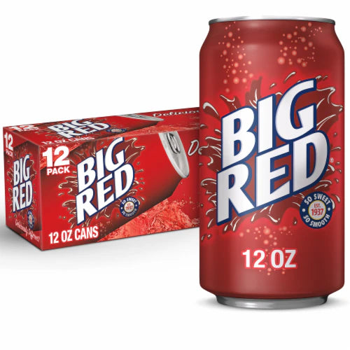 Big Red Soda 355ml 12st (BF 2025-09-27) Storpack