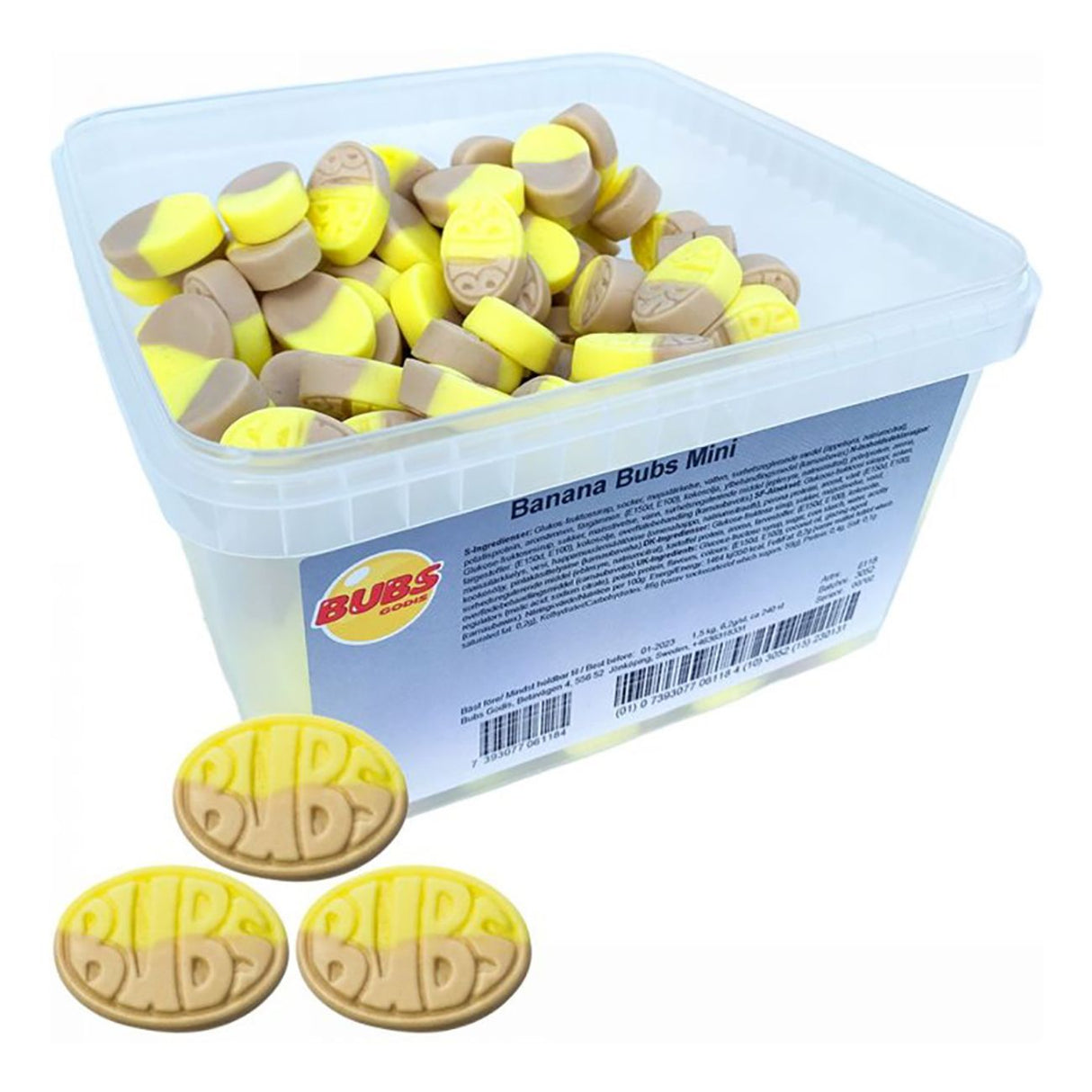 BUBS Banana Mini 1500g Storpack