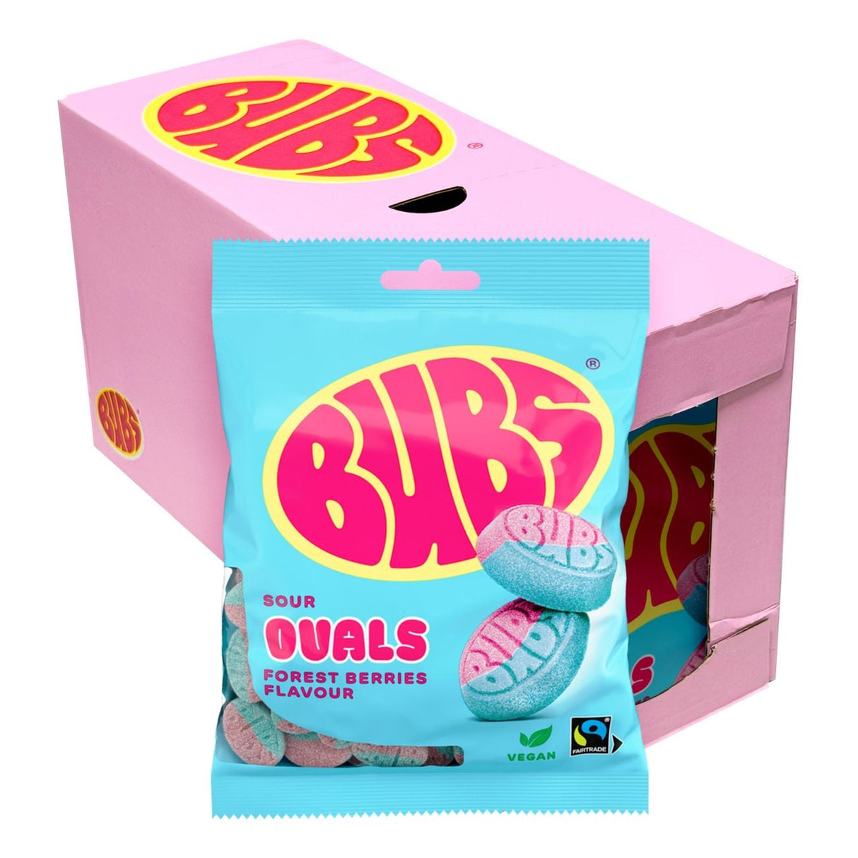 BUBS Forest Berries ovals Storpack 90g 12st Storpack