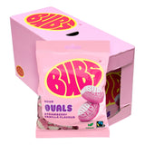 BUBS Jordbær Vanille ovaler 90g 12 stk. Storpakke