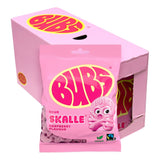 BUBS Raspberry Skull 90g 12 stk. Storpakning