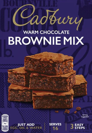 Cadbury Chocolate Brownie Mix 350g