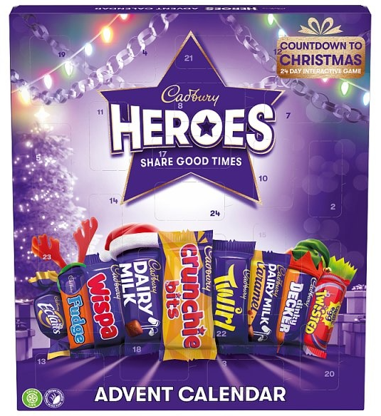 Cadbury Heroes Advent Kalender 230g