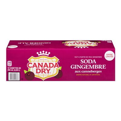 Canada Dry Cranberry Ginger Ale 355ml 12st Storpack