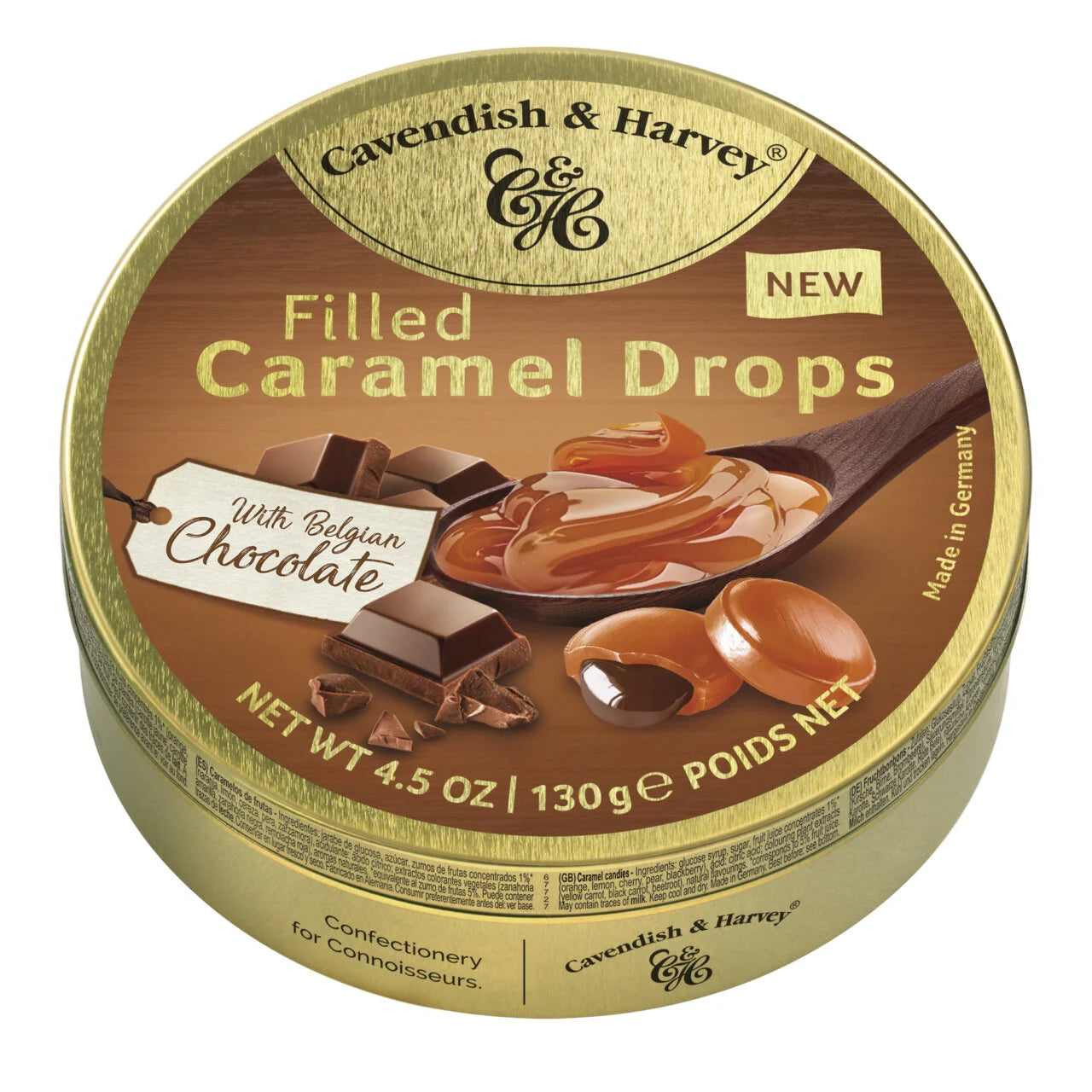 Cavendish Caramel Choco filled Drops 130g