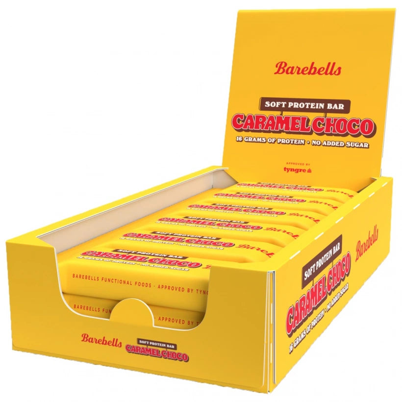 Barebells Soft Protein Bar Caramel Choco 55g 12st (BF 2025-11-04) *Utförsäljning*