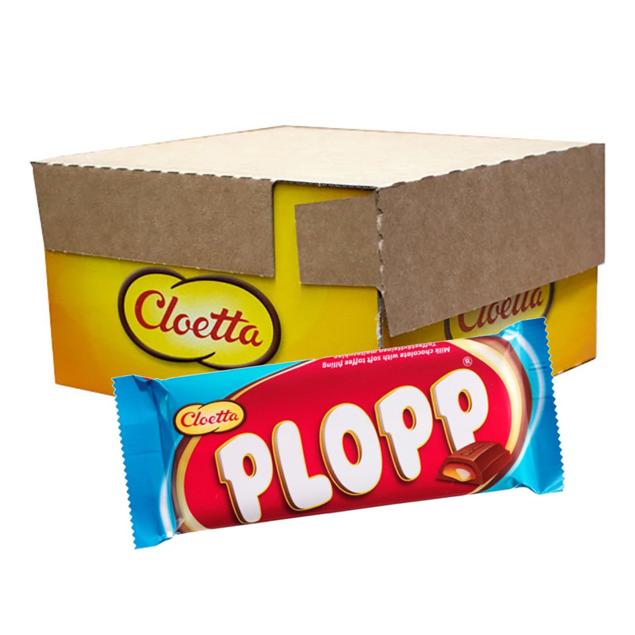 Plopp Original 80g x 28st Cloetta Storpack (Bf2025-09-23) *Utförsäljning*