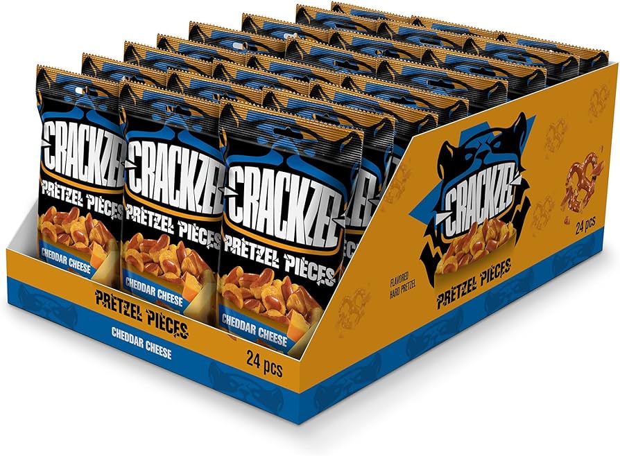 Crackzel Cheddar Ost 85g 24st Storpack