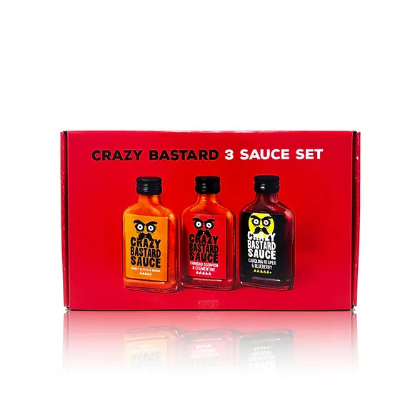 Crazy Bastard - 3 Sauce Set (Heta)