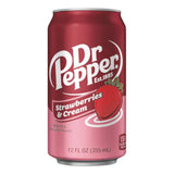 Dr Pepper Strawberries and Cream 355ml 12st