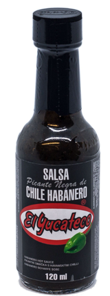 Salsa Black Habanero 120ml El Yucateco