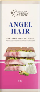 Eureni Angel Hair Cotton Candy Chokladkaka 90g