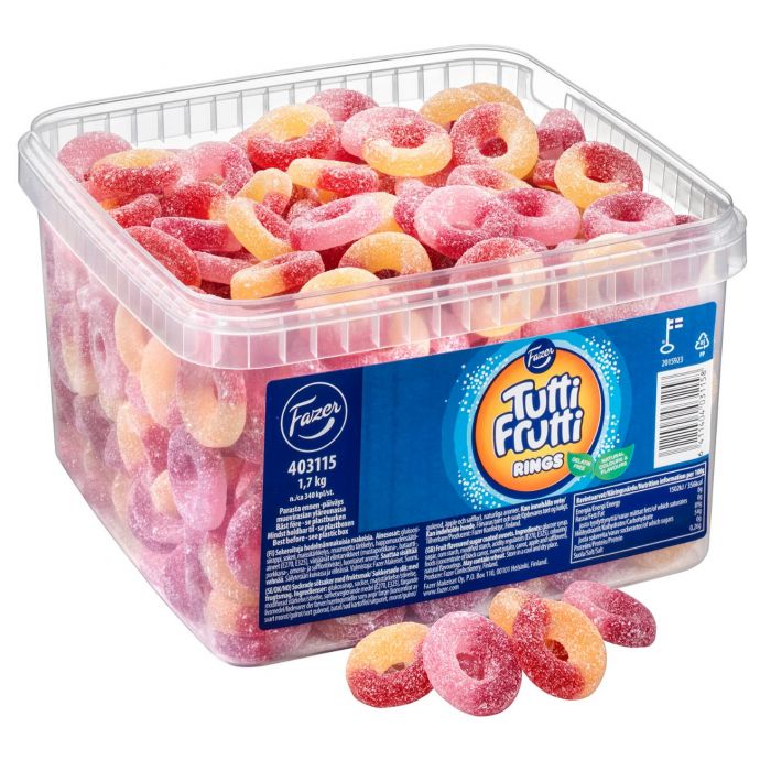 Tutti Frutti Rings 1,7kg Fazer Storpack