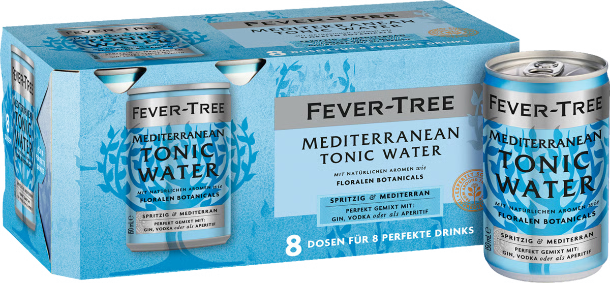 Fever-Tree Mediterranean Water 150ml 8st Storpack