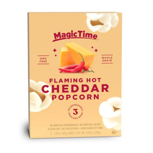 Magictime Flaming Hot Cheddar Popcorn 240g