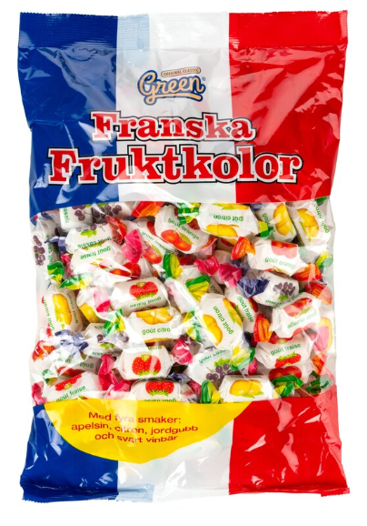 Franska Fruktkolor 725g