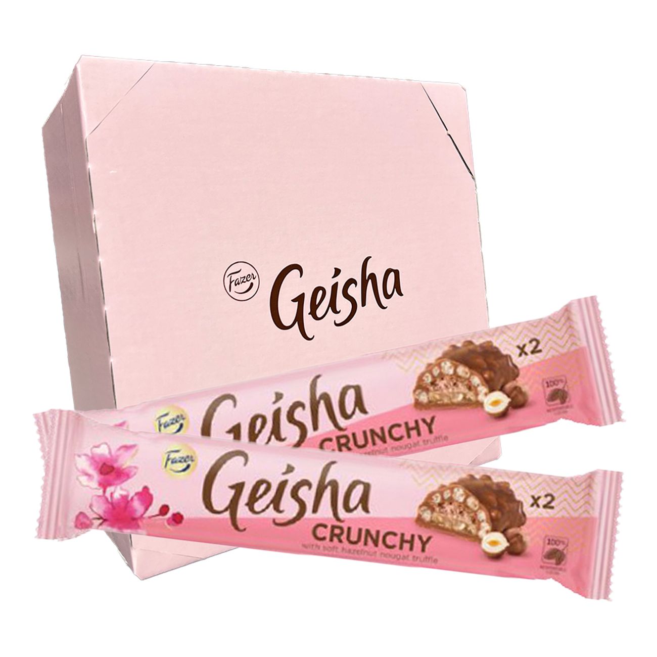 Geisha Crunchy Dubbel 50g 20st Storpack
