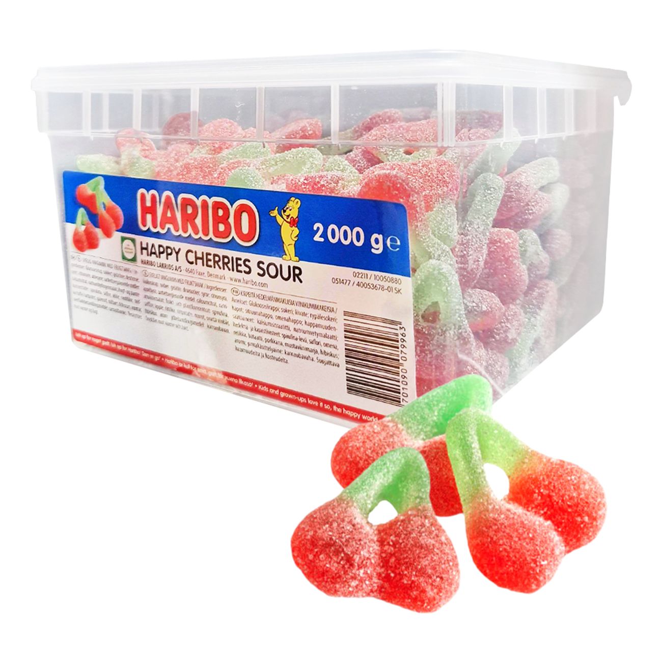 Happy Cherries Sour 2000g Haribo Storpack