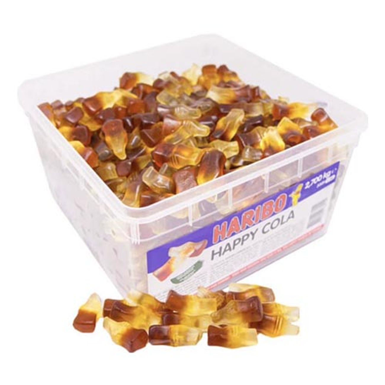 Happy Cola 2700g Lösviktsgodis Haribo Storpack