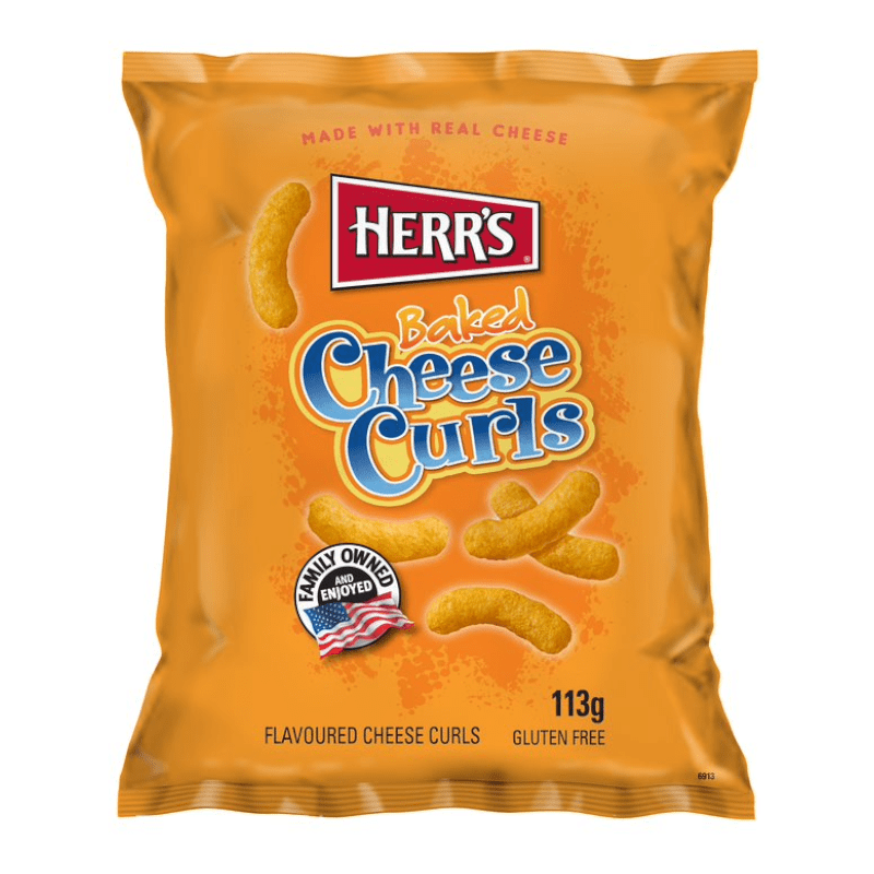 Herr's Baked Cheese Curls 113g