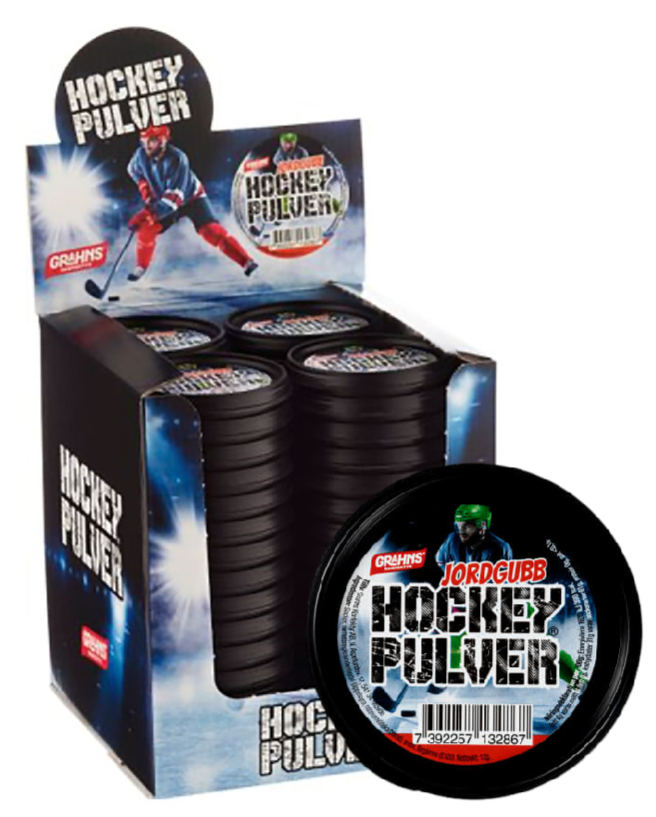 Hockeypulver Jordgubb 12g 60st Storpack