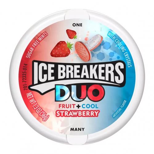 Ice Breakers DUO Strawberry Mints 36g