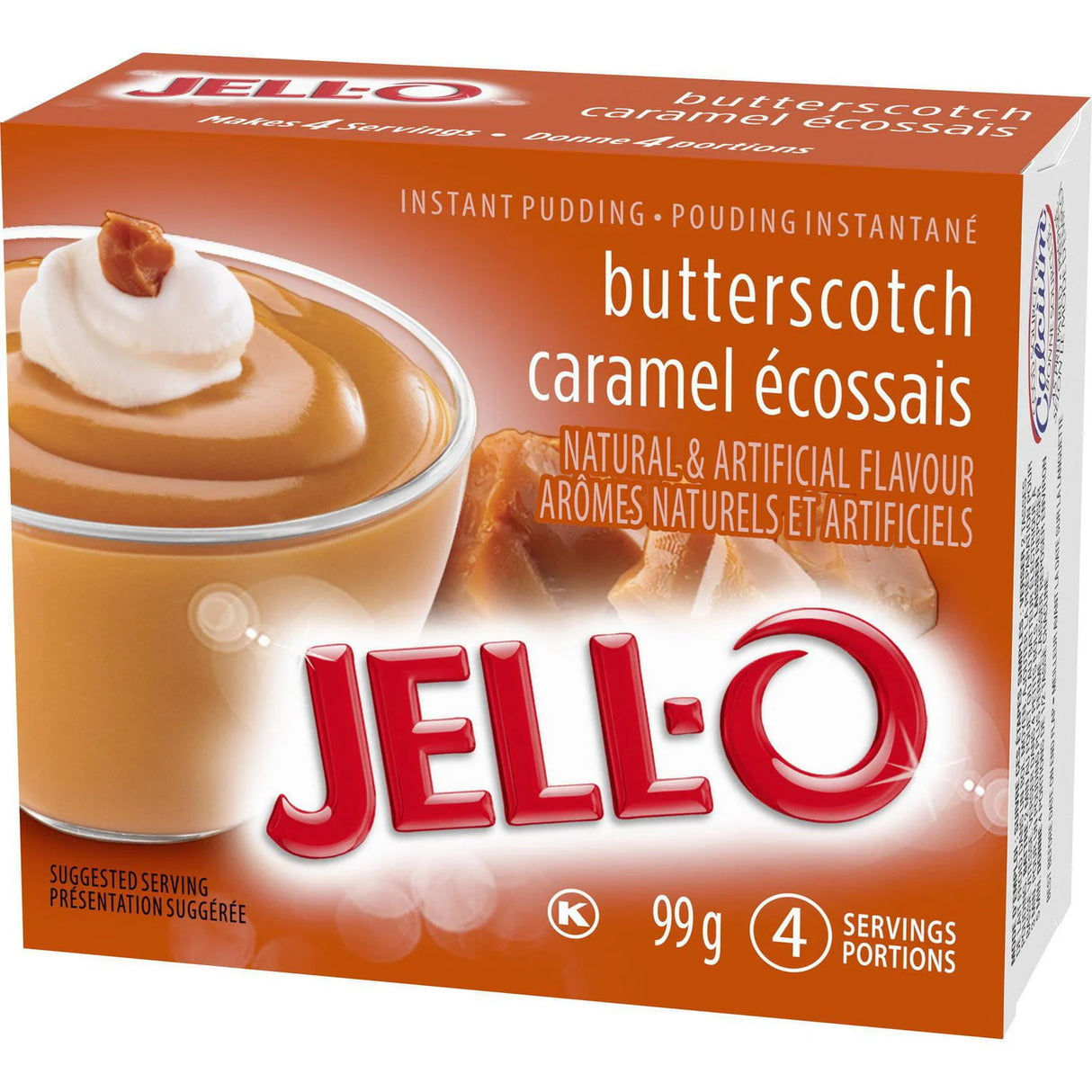 Jell-O Instant Pudding Butterscotch Caramel 99g