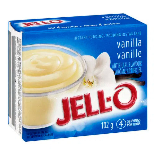 Jell-O Instant Pudding Vanilla 102g