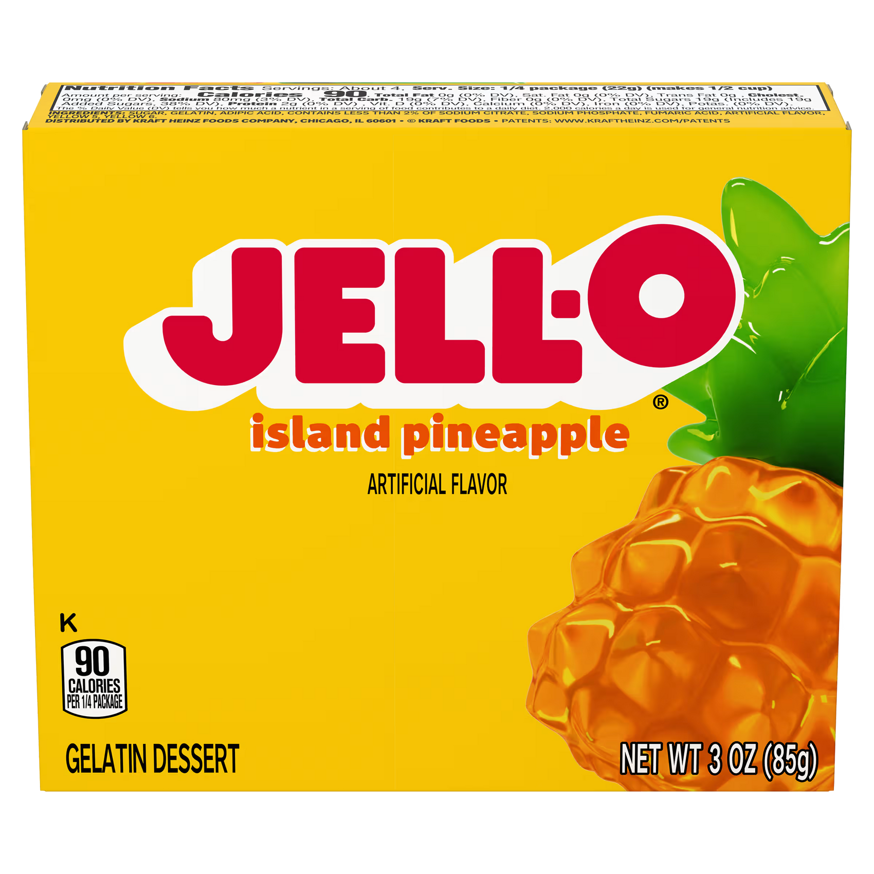 Jell-O Island Pineapple 85g