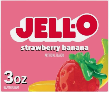 Jell-O Strawberry Banana 85g