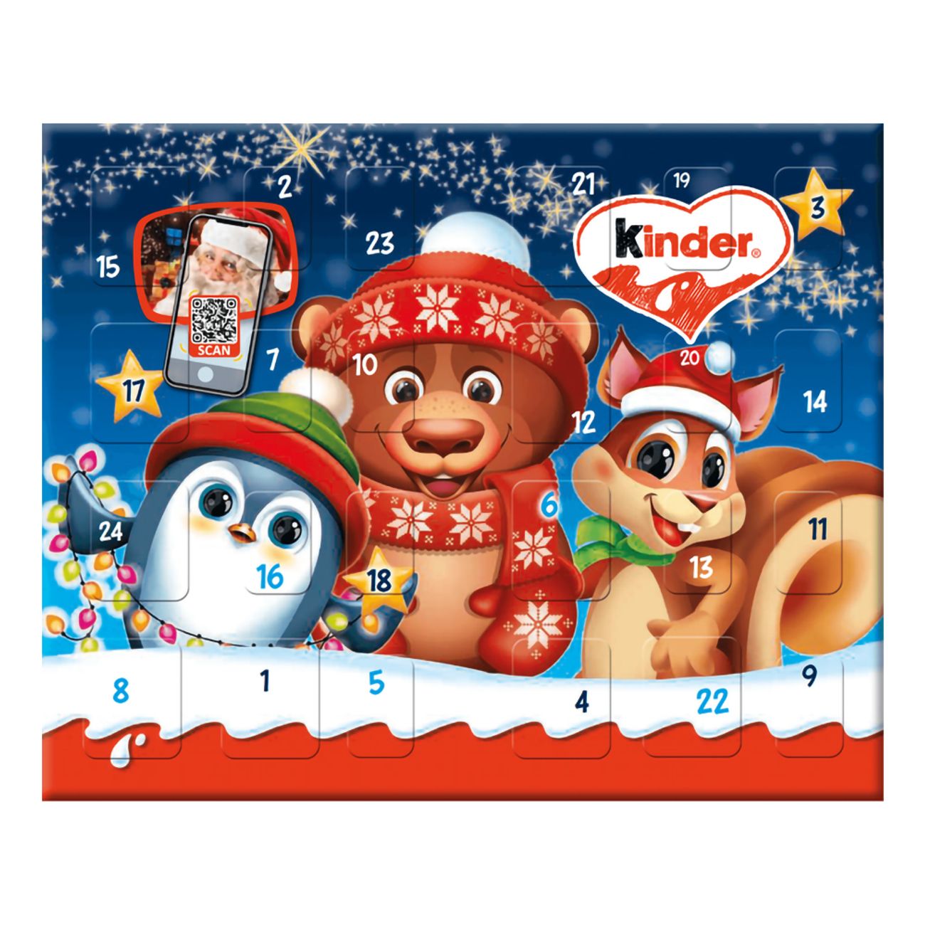 Kinder Adventskalender Tablet 113g