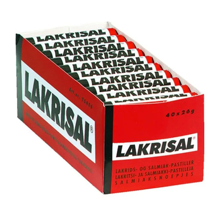 Lakrisal Salmiak 25g 40st Storpack