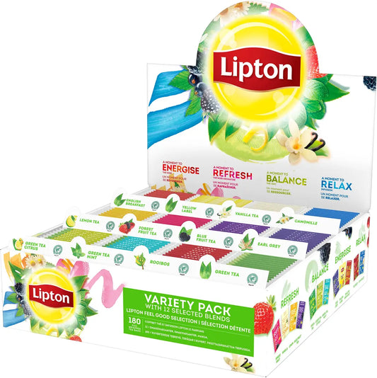 Lipton Variety Pack 180 påsar Storpack