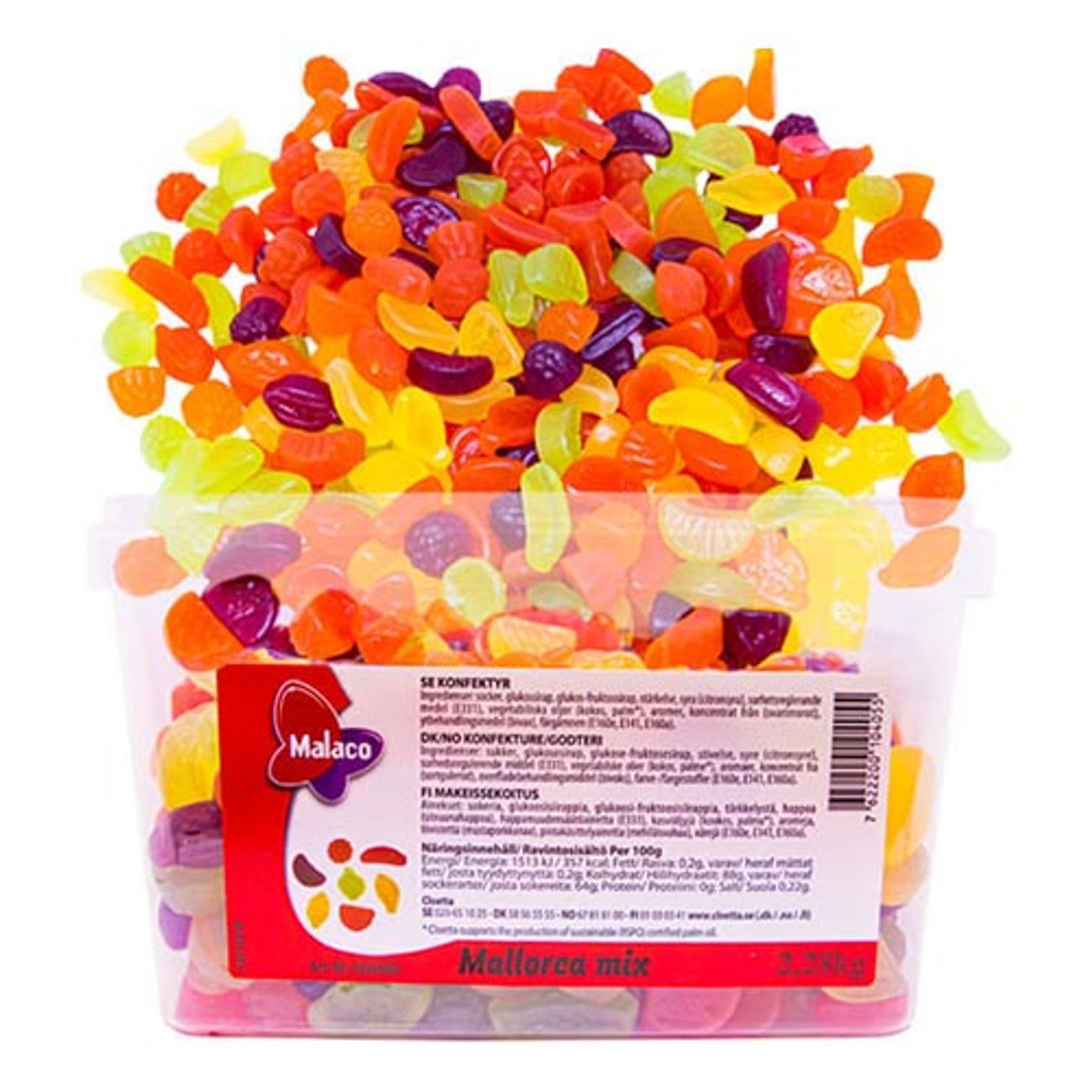 Mallorca Mix 2,28kg Malaco Lösvikt Storpack