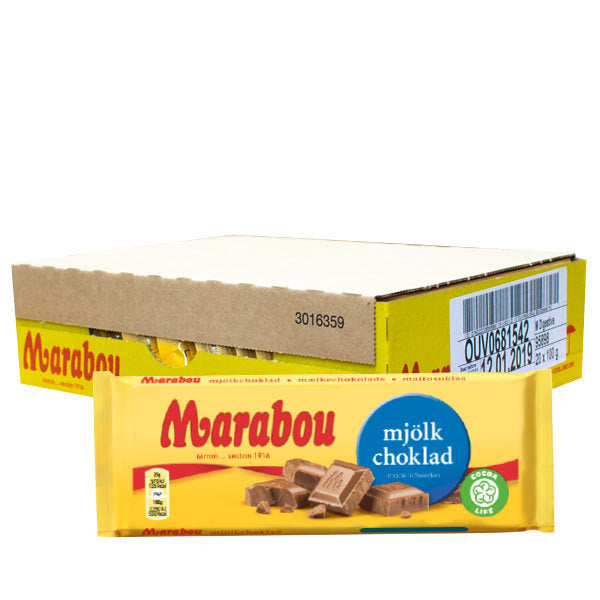 Marabou Mjölkchoklad 100g 24st