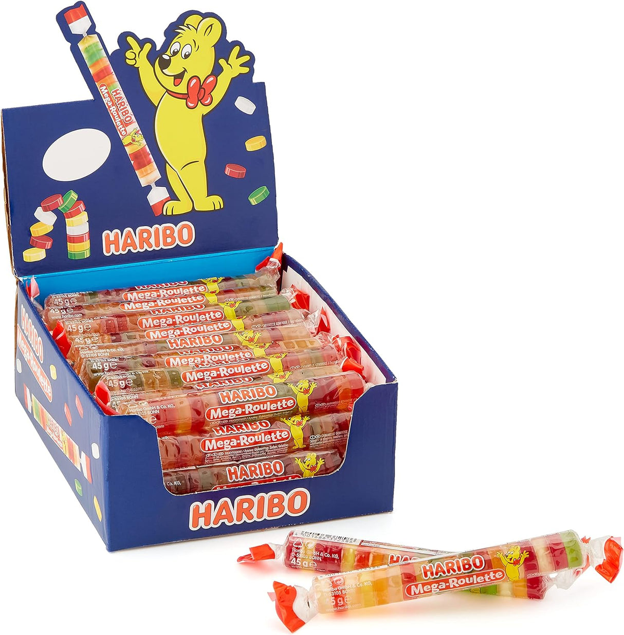 Haribo Mega Roulette 45g 40st - Storpack