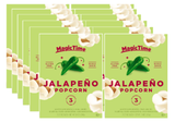 Magictime Jalapeõ Popcorn 12st x 240g  Storpack Hel kartong