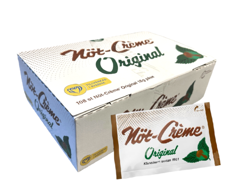 Nöt-Créme 18g x 108st Storpack