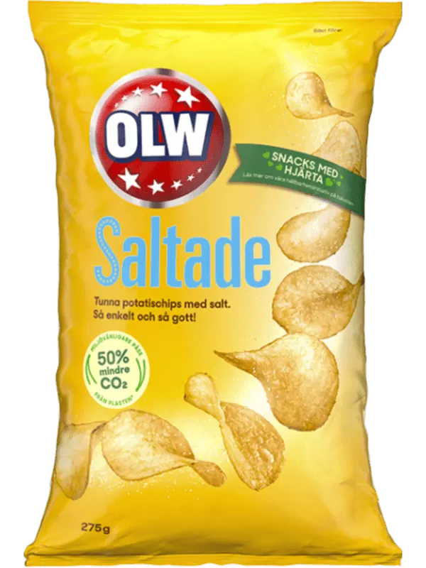 OLW Lättsaltade Chips 175g